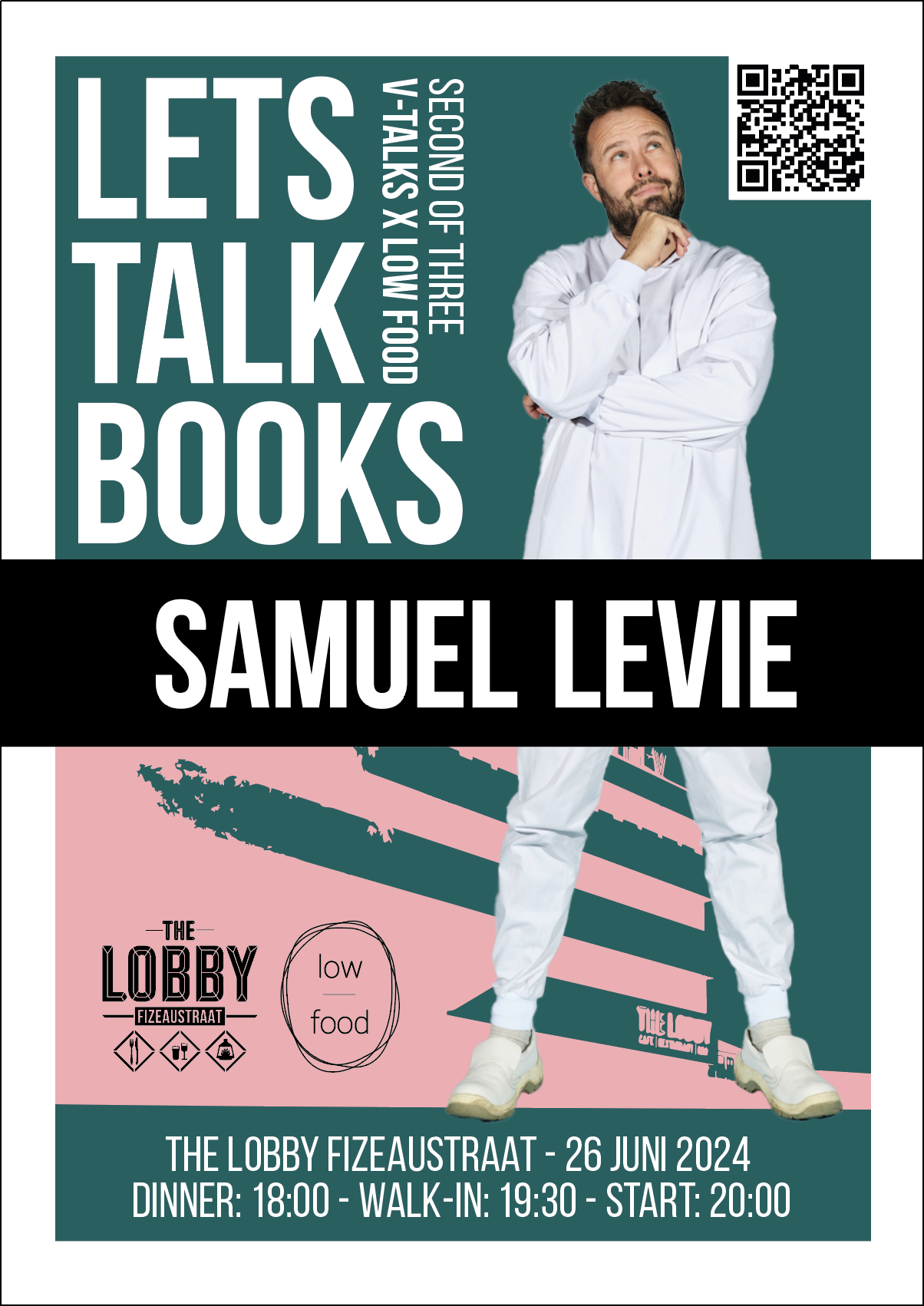 Hotel V-Talks x Low Food met Samuel Levie